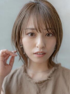 ドットハリス(.Hallis) レイヤーショートカット/レイヤーボブ/透明感カラー/髪質改善