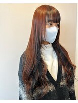 ホワイト(WHITE HAIR@NICOLA)&nbsp;ロングウルフ×デザインカラー