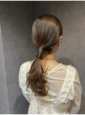 タイトロープヘアアレンジ