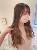 ミルクティーベージュ/インナーカラー