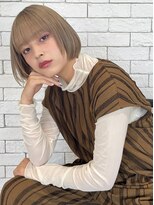 トゥーリ 薬院店(tuuli)&nbsp;tuuli☆20代30代40代ベビーバングショコラベージュワンカール