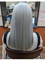 ヘアーアンドチャット リンク 三軒茶屋店(hair&chat LINK) ストレートスタイル