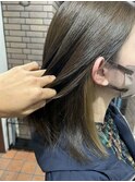 オリーブアッシュインナーカラー