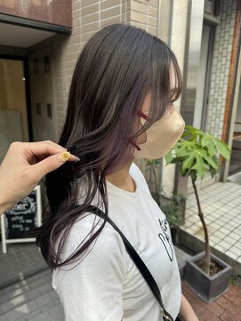 メール(mer) シアーグレージュ×パープル