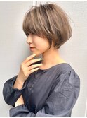 王道ひし形 大人丸みショート