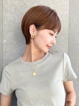 ロンド レグリーズ 立川(Lond leglise) ショート×顔周り×前髪×シルキーベージュ×グレージュカラー