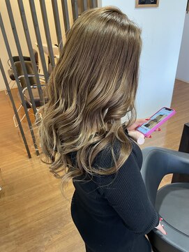 エントランスデパーチャー(ENTRANCE DEPARTURE) 【YuKuRu  HAIR  FACTORY 】beige  color