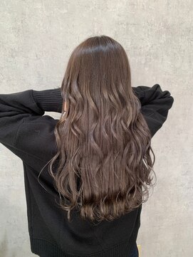 ヘアーワークス ボナ ウニクス店(HAIR WORKS bona) ハイライトカラーミルクティーベージュケアブリーチダブルカラー