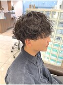 緩め波巻きパーマ