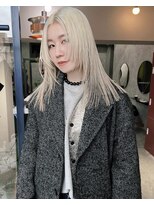 クペウ アエレ(cope'u aele)&nbsp;ボブ/ダブルカラー/ケアブリーチ/ブロンド/梅田/大阪