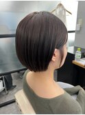 丸みショート　襟足ショート　大人ガーリーショート
