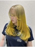 韓国ヘア/顔まわりカット/セミロング【ALEAP parrot/多賀】
