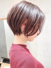 セイドット オモテサンドウ(Say. omotesando) say.黒髪ボブルフネビージュ小顔ワンレン前髪なしショート透明感