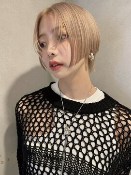 ペレ 梅田(PELE) 黒髪/ボブルフ/ネビージュ/小顔/ワンレン/梅田/髪質改善/前髪