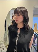 ブリーチなし/ラベンダーグレージュ/透明感カラー