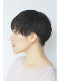 洒落感マニッシュショート