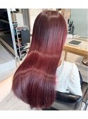 大人っぽい深みのある暖色系カラー/チェリーレッド/ワインレッド