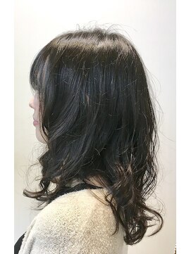 モア ヘアデザイン バイ オリジンズ つくばみどりの店(moA hair design by Origins) ゆるふわミディパーマ