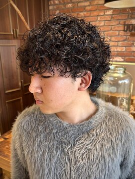 ボコカ(bococa) 【大村指名】メンズカットプードルパーマシャドウパーマ