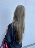 明るめオリーブベージュ☆ロングヘアー