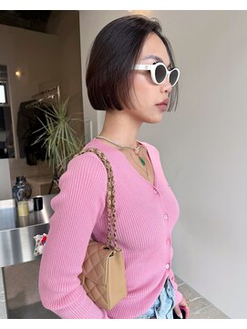 ステン(sten) 切りっぱなしボブ/タッセルボブ/ストレートボブ/顎ラインボブ