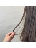 髪質改善＊ロングレイヤーグレーベージュ＊美髪【Zina船橋】