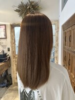 ナルヘアー 越谷(Nalu hair)&nbsp;髪質改善ストレート/before→after