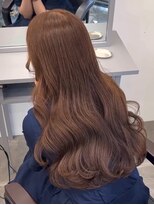 ペレ アネックス 大阪梅田茶屋町店(PELE ANNEX)&nbsp;くびれヘア/アプリコットオレンジ/夏のヘアアレンジ/梅田