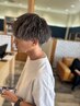 【メンズカラー人気NO1】カット×メッシュキャップホワイトメッシュ