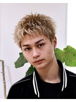 ネイビー 表参道(NAVY)&nbsp;ブロンドベージュスパイキー