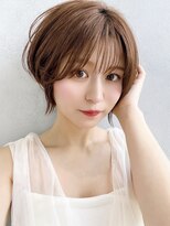 セイドット オモテサンドウ(Say. omotesando)&nbsp;Say.ショートボブくびれボブヘーゼルグレージュアッシュブロンド