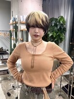 ウーフ(U-fu) デザインカラー デザインショート ショートウルフ エンドカラー