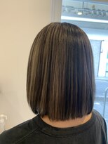 ルルバイアズール 草加店(LULU by azule)&nbsp;インナーカラー，グレージュカラー，ボブ【草加】