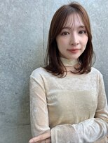 ガーデントウキョウ(GARDEN Tokyo)&nbsp;前髪カット／レイヤーカット／インナーカラー／マロンベージュ