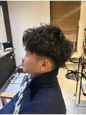ピンパーマ　スパイキーショート　シャドウパーマ　八王子