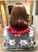 エンドカラーピンクカラーピンクレッドグラデーションカラー