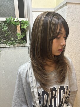 ロマンヤカタ ファース(ROMAN YAKATA fars) 髪質改善バレイヤージュレイヤー 上窪 1/9