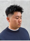 テーパーフェード/ツイストピンパーマ/スパイキーショート☆