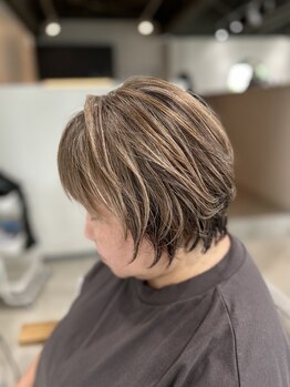 エルピス 大和店(elpis)の写真/【すきバサミを使わない手触りカット￥6600→4400】生えぐせや毛流れをみて的確な顔まわりで似合わせます！