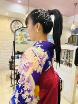 リザ ヘアー サロン 大谷 なんごう店(LIZA hair salon)&nbsp;ポニーテールアレンジ