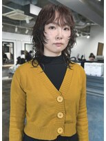 クイン(qin)&nbsp;細めスパイラルレイヤーウルフパーマ