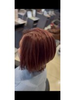 アース 南福島店(HAIR&MAKE EARTH)&nbsp;ショートボブ ハイライト(ブリーチありデザインカラー)