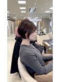 横顔美人おしゃれショート