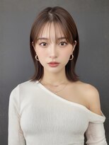 オレンジペコ(orange peco) 前髪カット ショートカット シースルー 髪質改善 ブラウンカラー