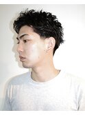 福岡メンズカット/色気ピンパーマ