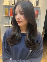 ベルベットヘア 千早店(Velvet hair)&nbsp;色っぽレイヤー×ダークアッシュカラー【みつ】