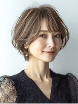 ハーツ(Heart's)&nbsp;◇大人可愛い20代30代40代50代前下がりショートボブ丸みショート