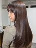 髪質改善酸性ストレート+カット+トリートメント ￥22550