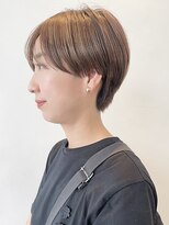 イーストハムアネーロ(EAST HAM anello)&nbsp;透明感ミルクティーベージュ/ショートレイヤー
