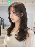 ♪韓国レイヤー/レイヤーカット/くびれレイヤ/顔まわりレイヤー
